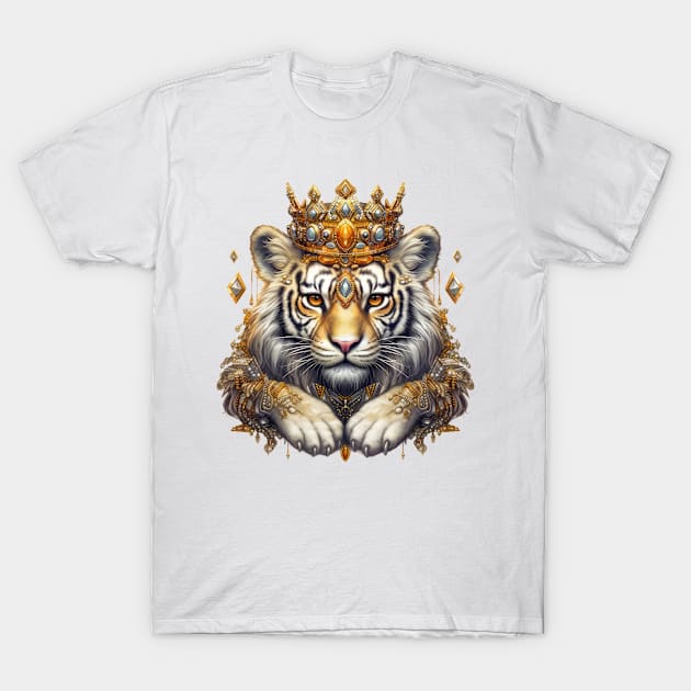 Tiger King T-Shirt by Chromatic Fusion Studio